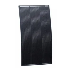 100W BLACK SEMI-FLEXIBLE SOLAR PANEL WITH REAR JUNCTION BOX