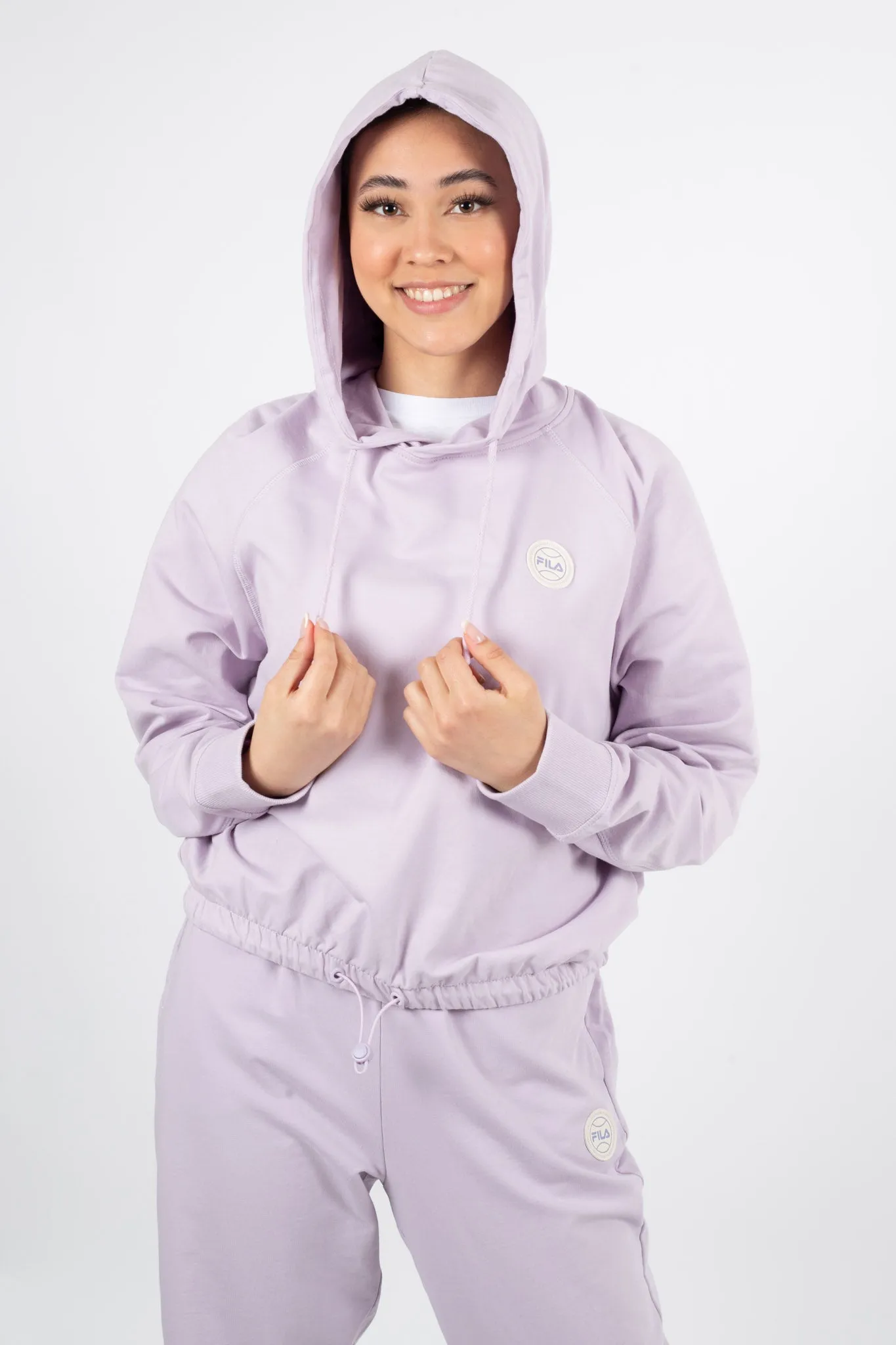 Amara Cropped Hoody - Orchid Petal