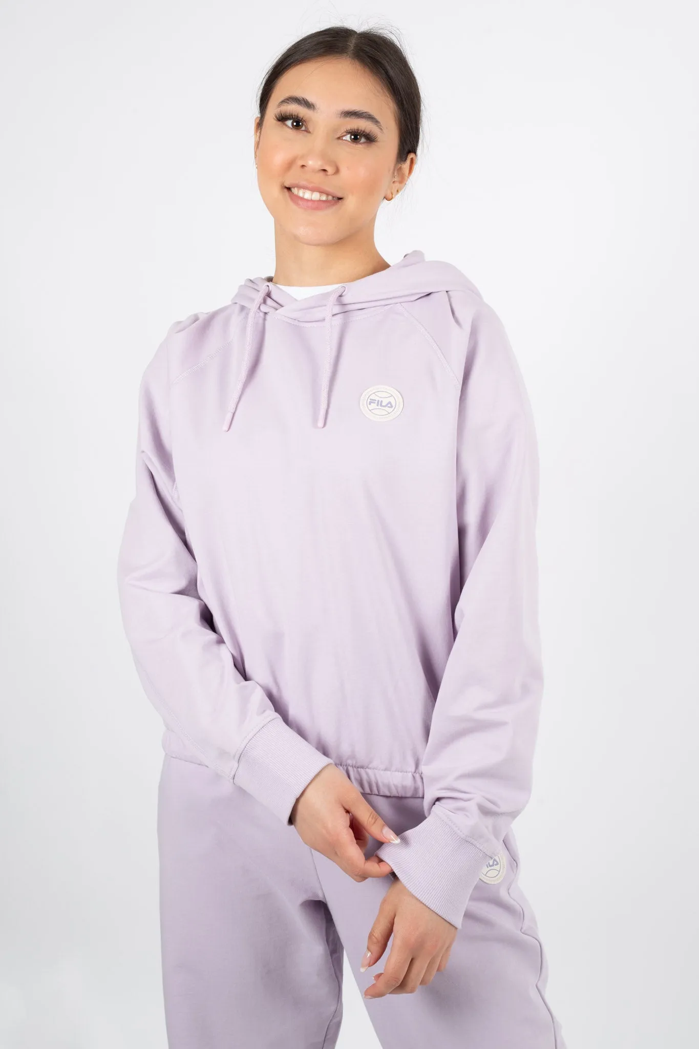 Amara Cropped Hoody - Orchid Petal