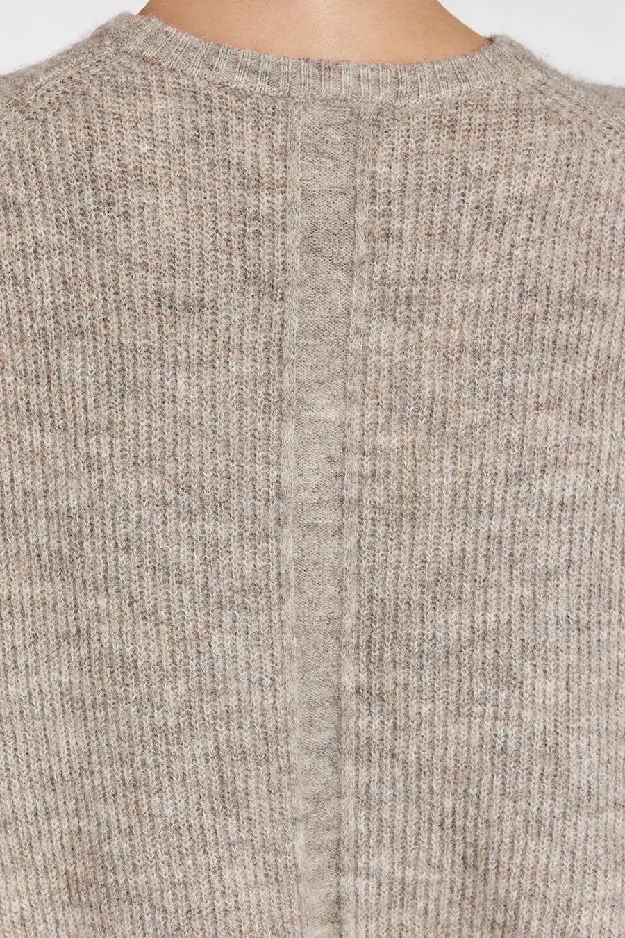 ANDERSON TAUPE MARLE KNIT JUMPER