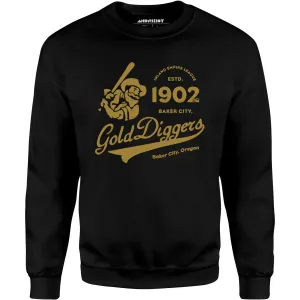 Baker City Gold Diggers - Oregon - Vintage Defunct Baseball Teams - Unisex Sweatshirt