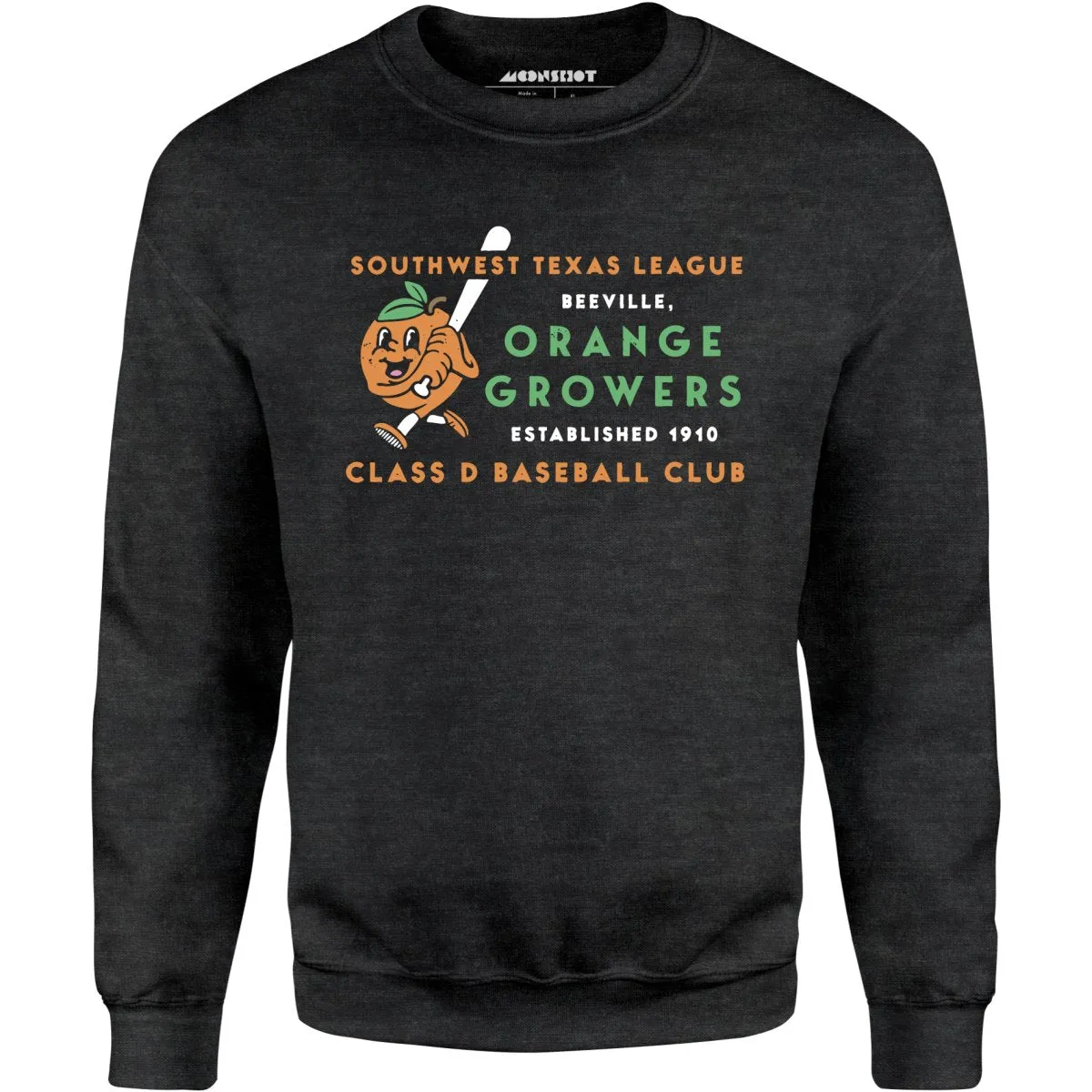 Beeville Orange Growers - Texas - Vintage Defunct Baseball Teams - Unisex Sweatshirt