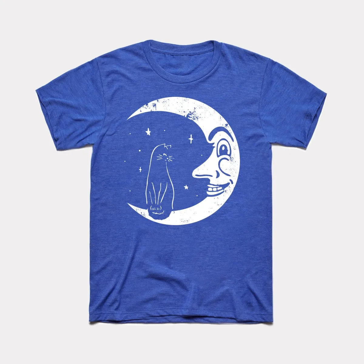 Black Cat Moon Adult Unisex Tee