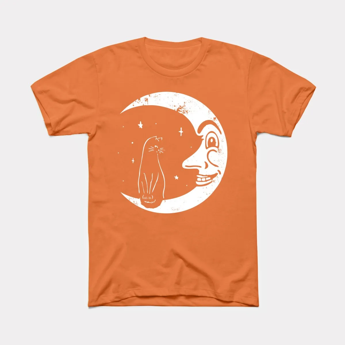 Black Cat Moon Adult Unisex Tee