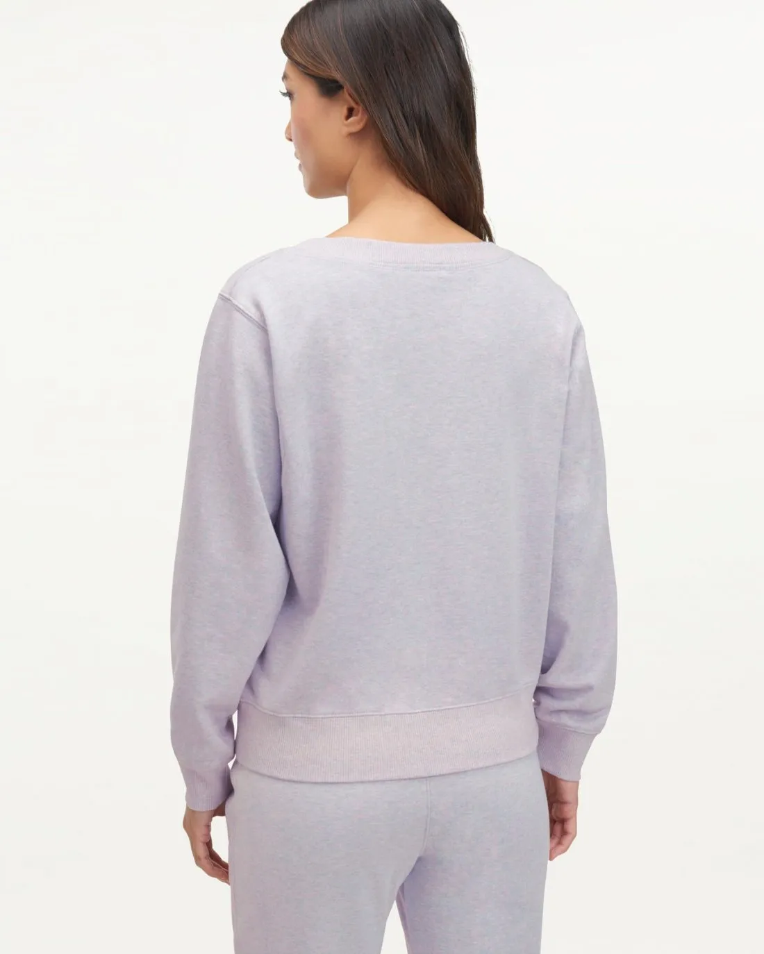 Botanical Dyed V-Neck Pullover