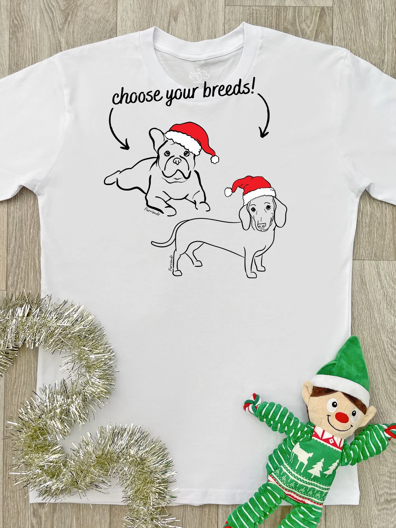 Christmas Edition Dual Breed Customisable Essential Unisex Tee