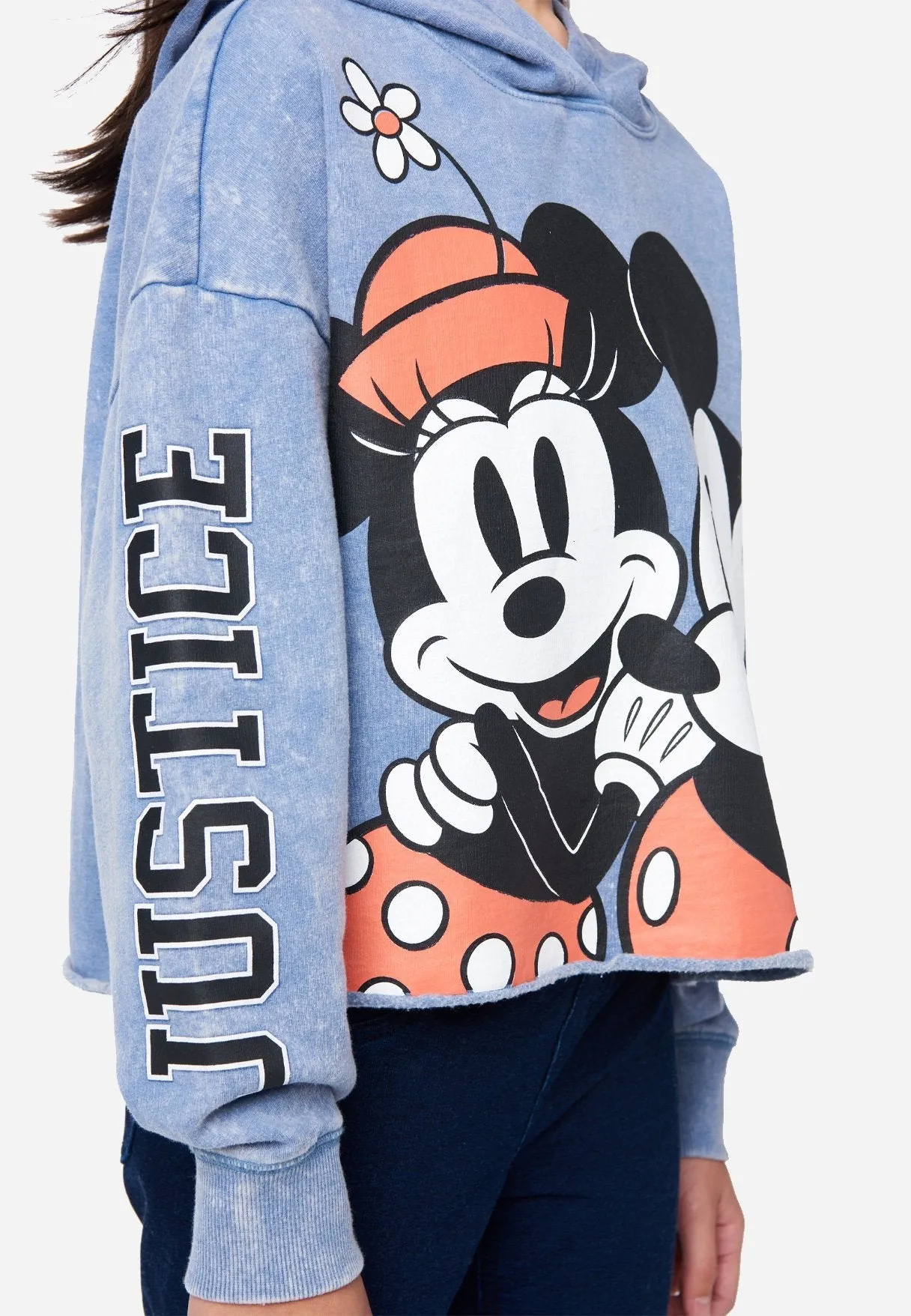 Disney® Minnie & Mickey Graphic Crop Hoodie