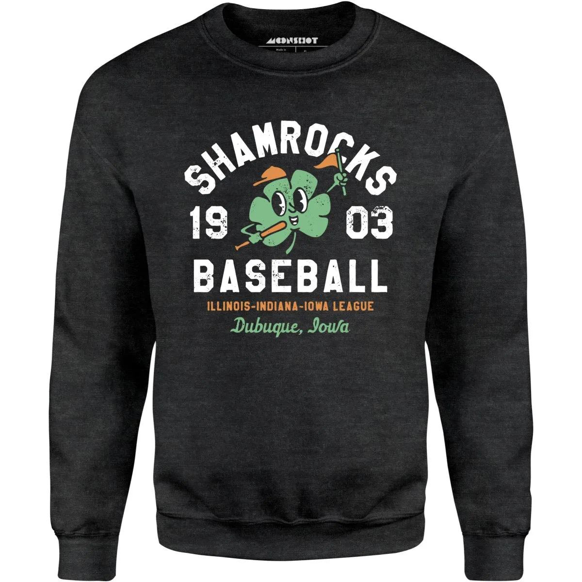 Dubuque Shamrocks - Iowa - Vintage Defunct Baseball Teams - Unisex Sweatshirt