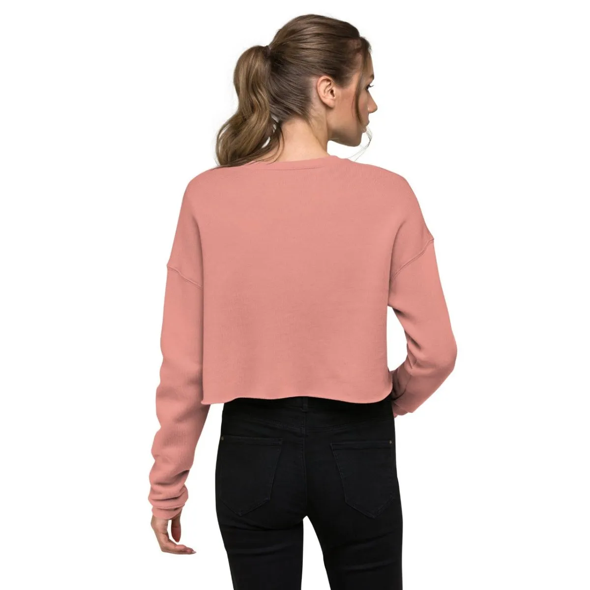 Embroidered Crop Sweatshirt Moe Als Een Koe