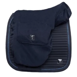 Eskadron Corduroy Saddle Cover - Navy