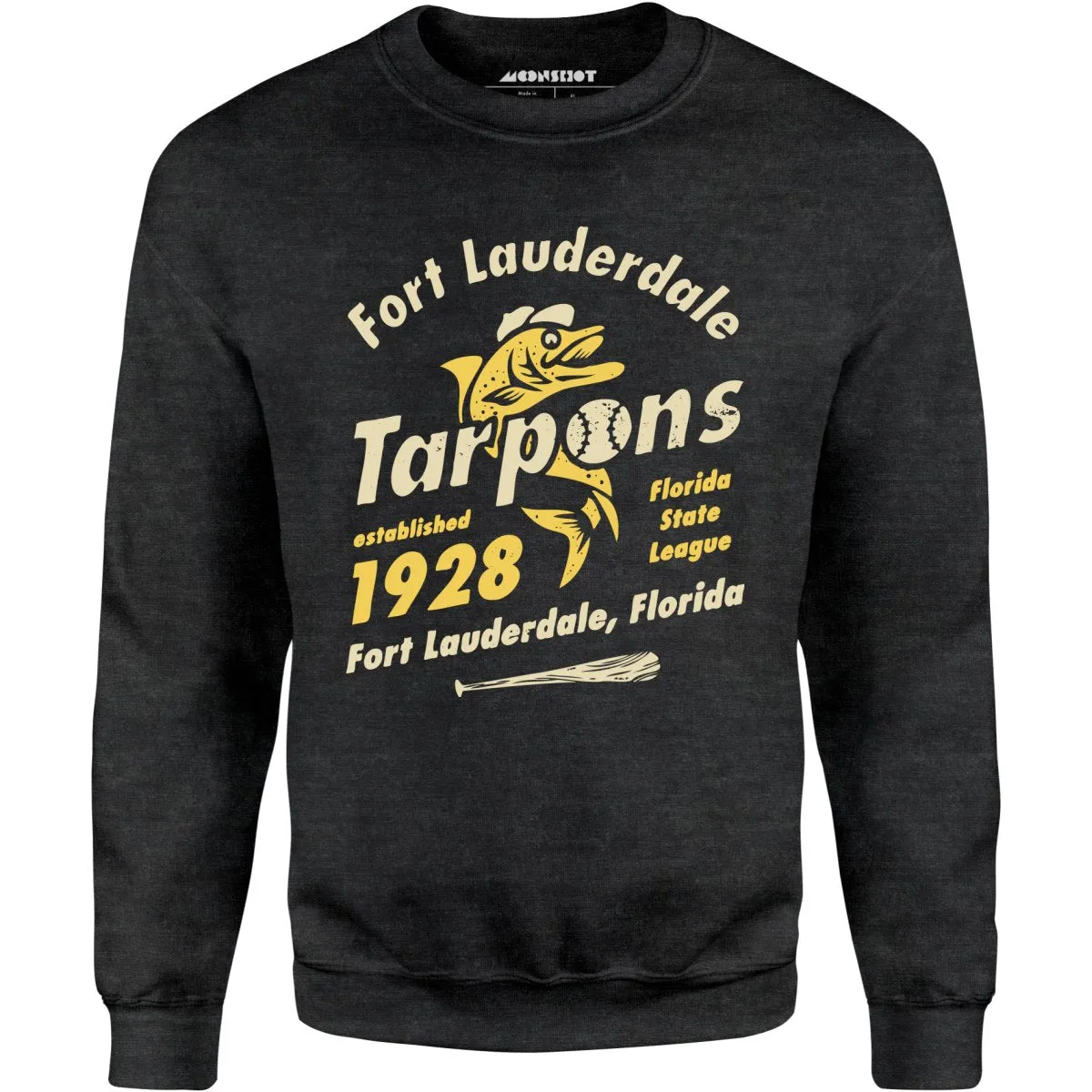 Fort Lauderdale Tarpons - Florida - Vintage Defunct Baseball Teams - Unisex Sweatshirt