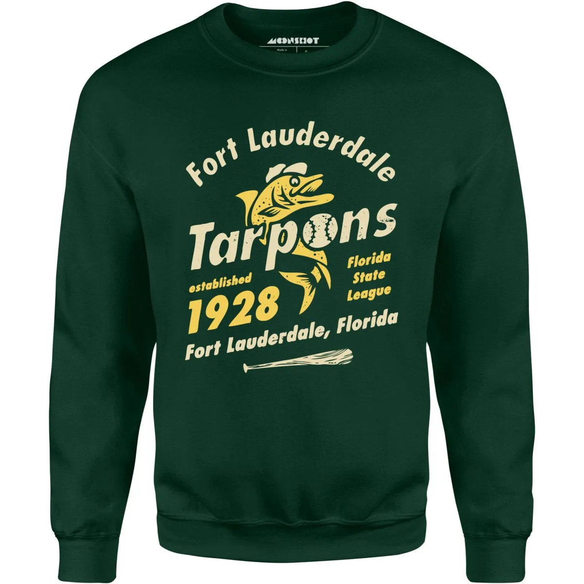 Fort Lauderdale Tarpons - Florida - Vintage Defunct Baseball Teams - Unisex Sweatshirt