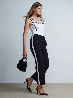 High Rise Straight Leg Pant