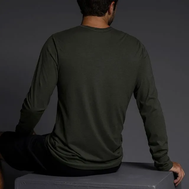 Jersey Long Sleeve Crew Neck T-Shirt Beluga Grey