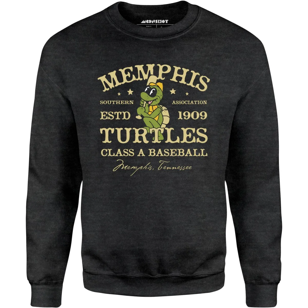 Memphis Turtles - Tennessee - Vintage Defunct Baseball Teams - Unisex Sweatshirt