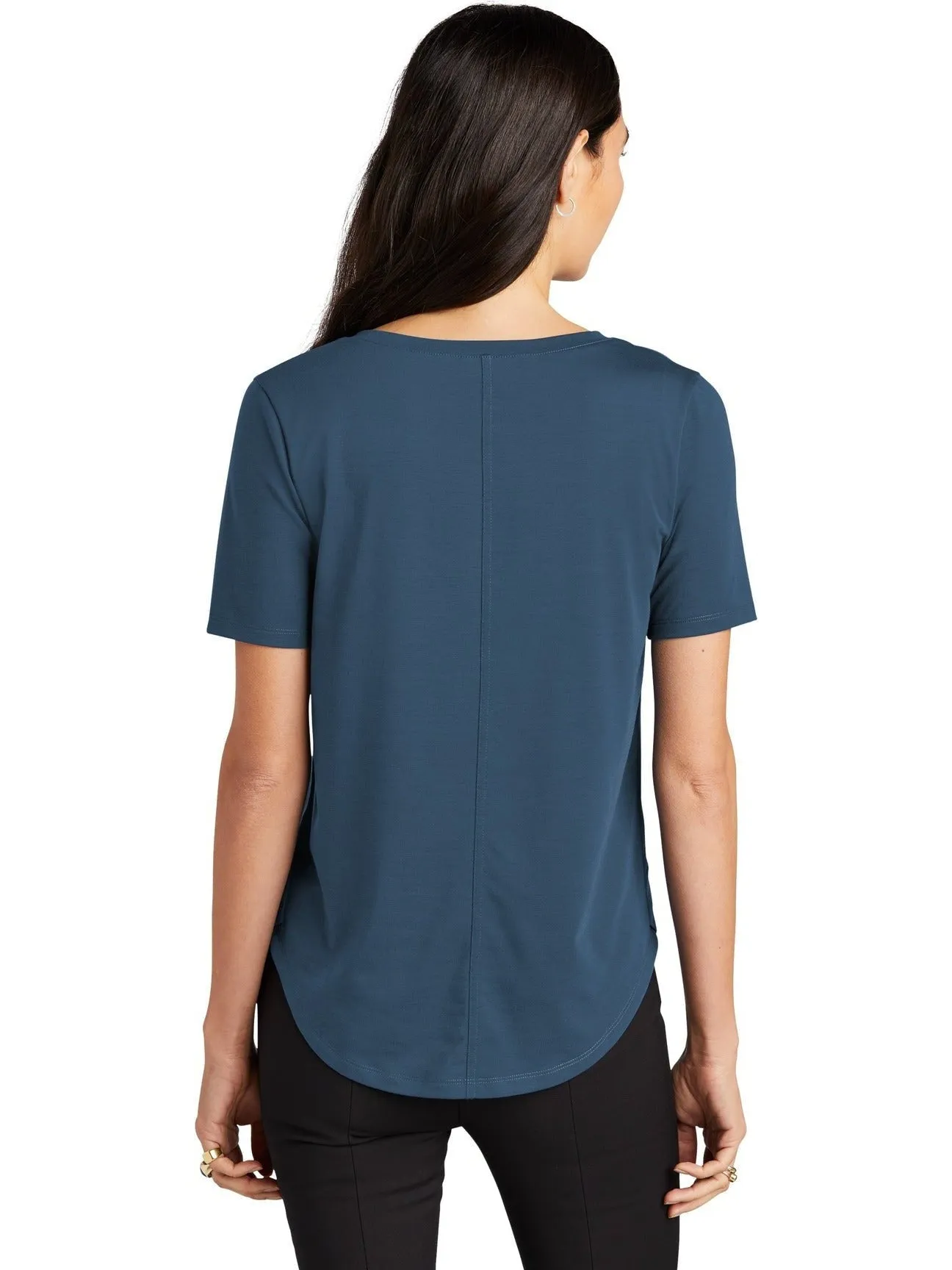 Mercer Mettle Ladies Stretch Jersey Relaxed Scoop