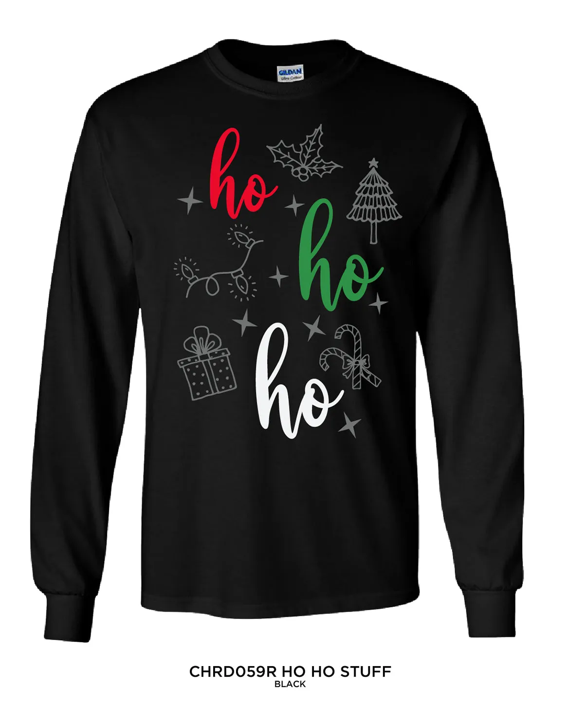 Missy Christmas Ho Ho Long Sleeve Tee