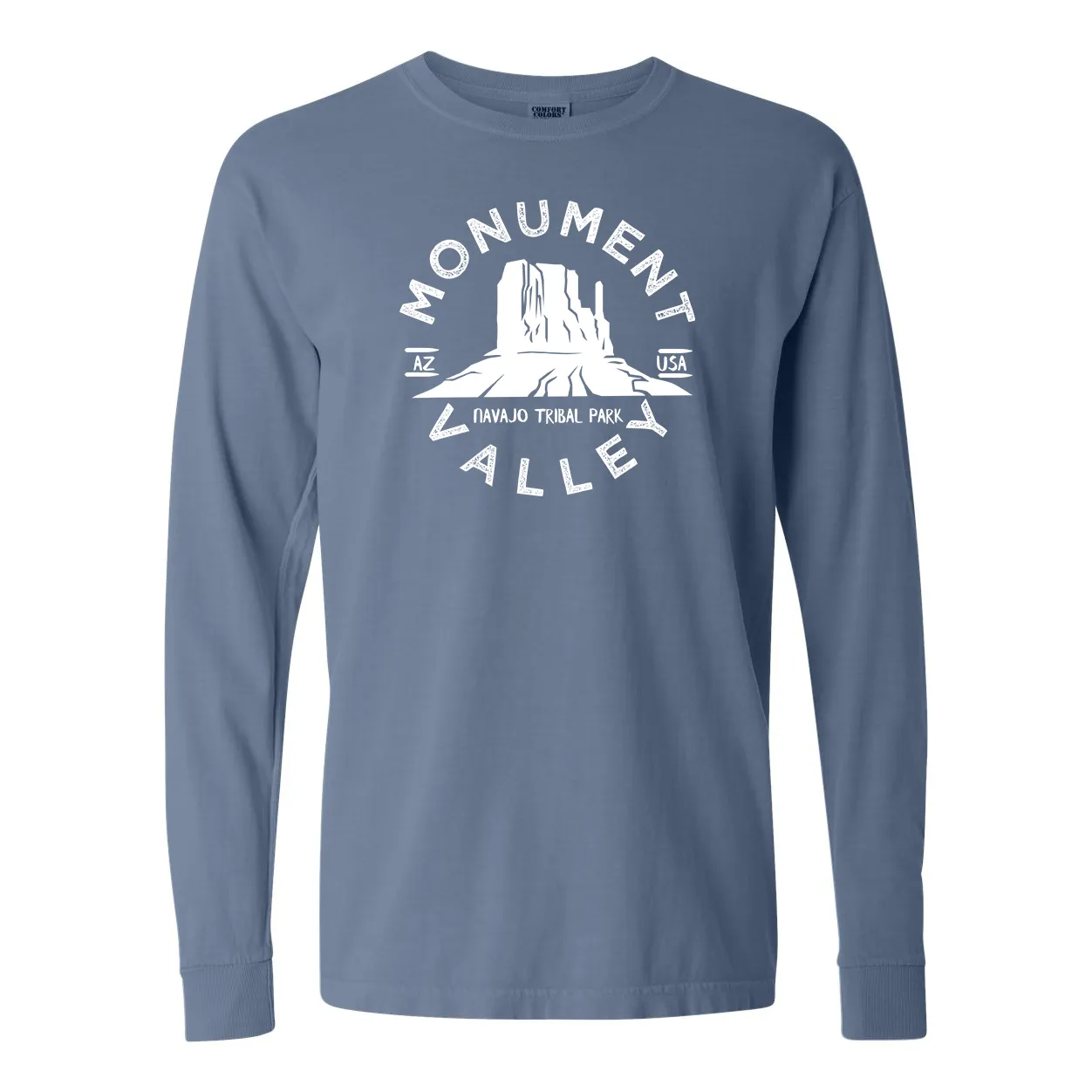 Monument Valley National Park Comfort Colors Long Sleeve T Shirt