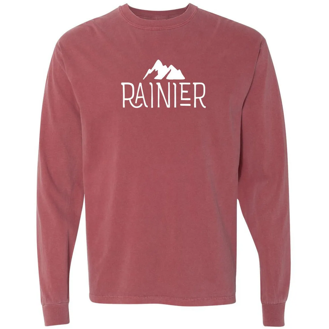 Mount Rainier National Park Comfort Colors Long Sleeve TShirt