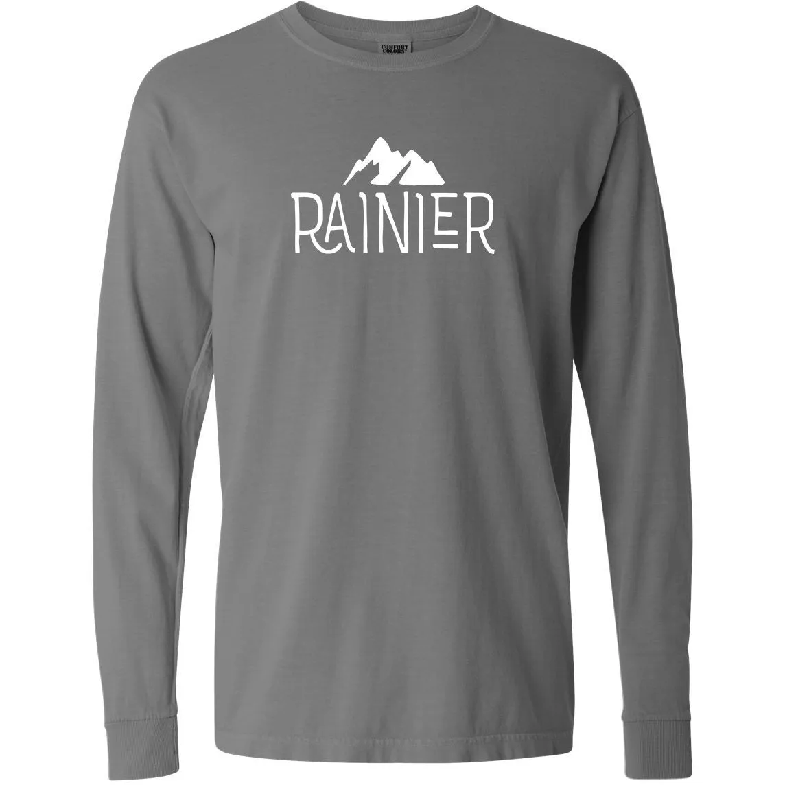 Mount Rainier National Park Comfort Colors Long Sleeve TShirt