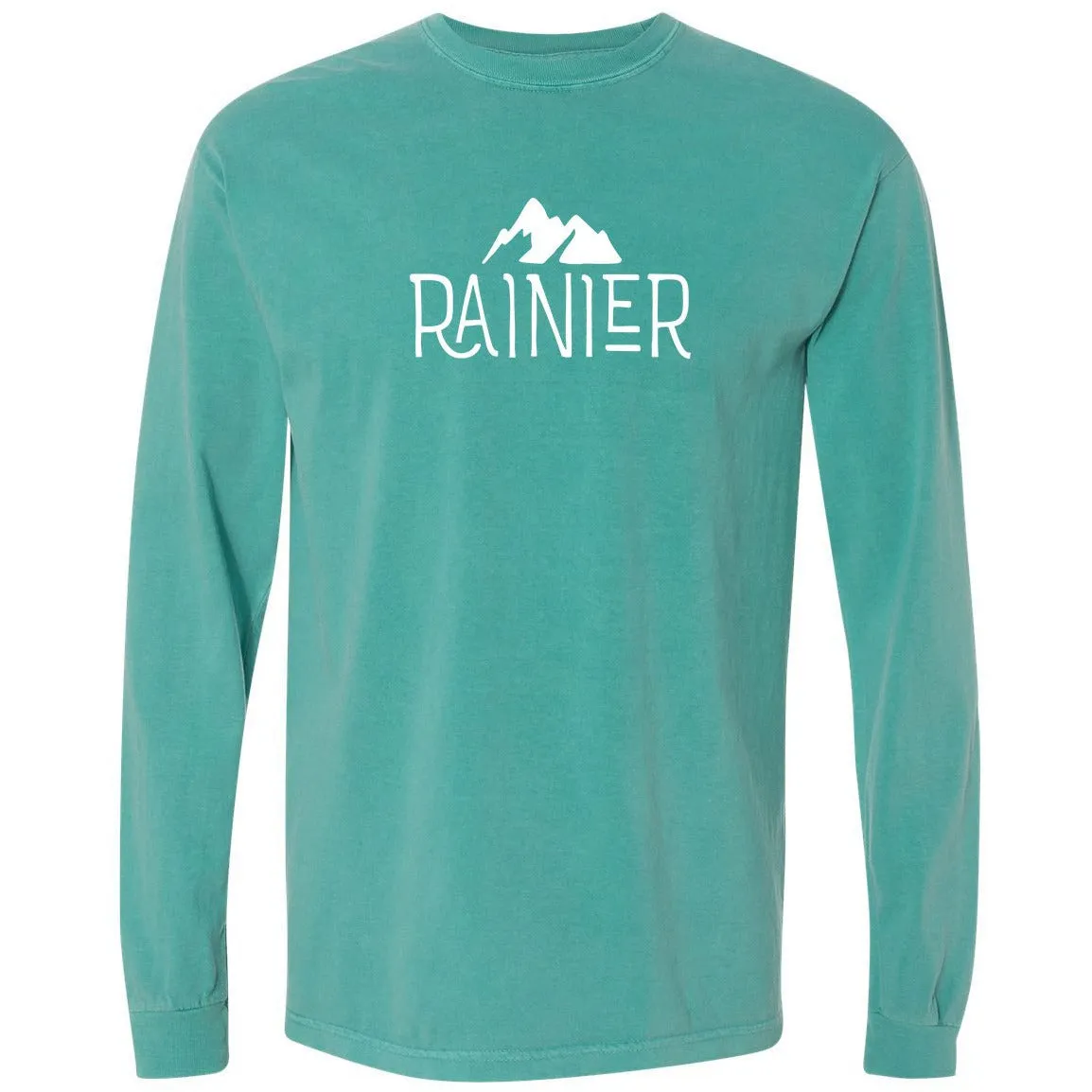 Mount Rainier National Park Comfort Colors Long Sleeve TShirt