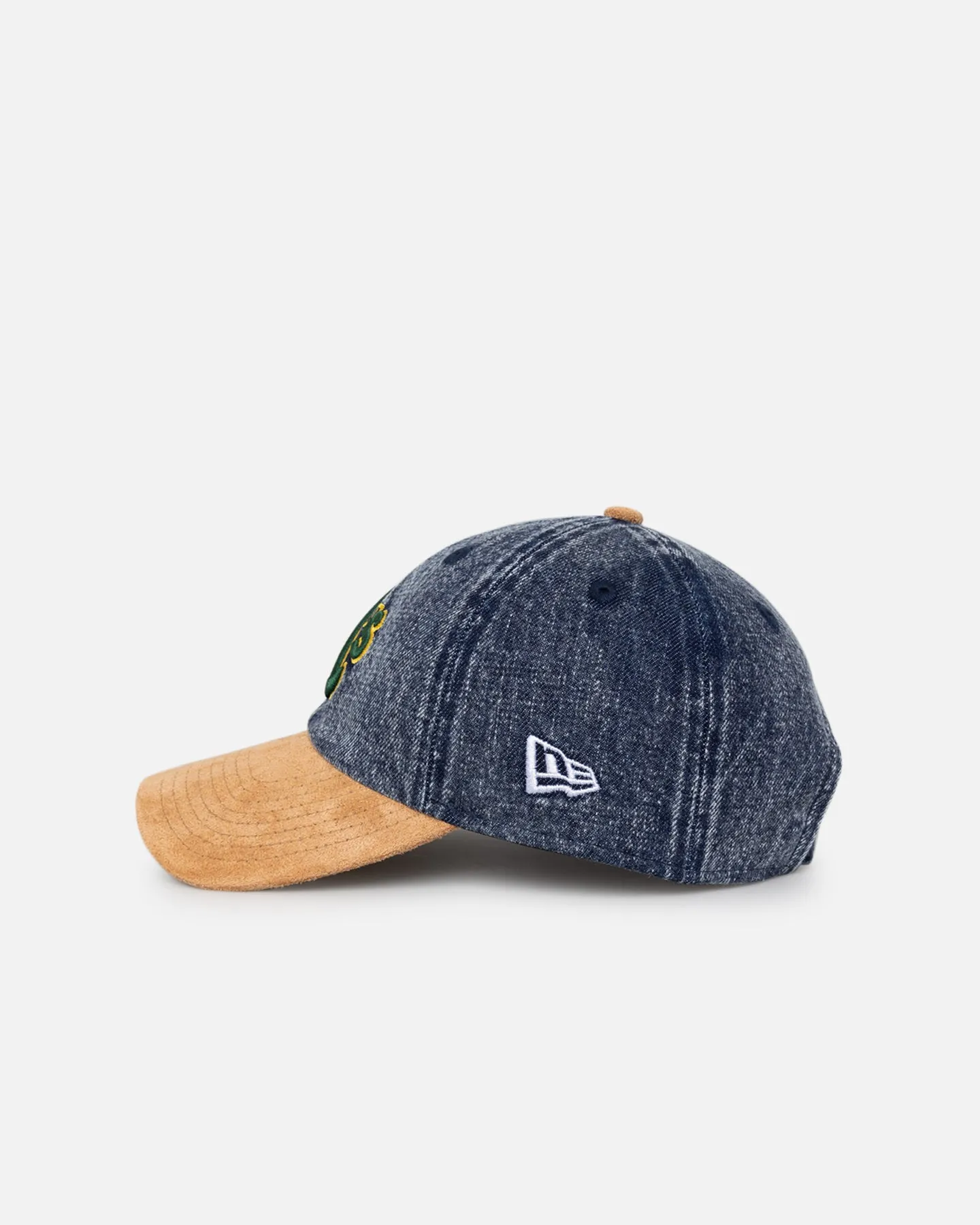 New Era Oakland Athletics 'Denim Shades' Casual Classic Strapback Denim/Wheat