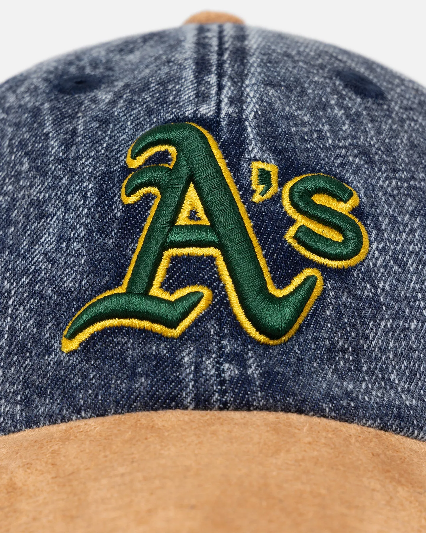 New Era Oakland Athletics 'Denim Shades' Casual Classic Strapback Denim/Wheat