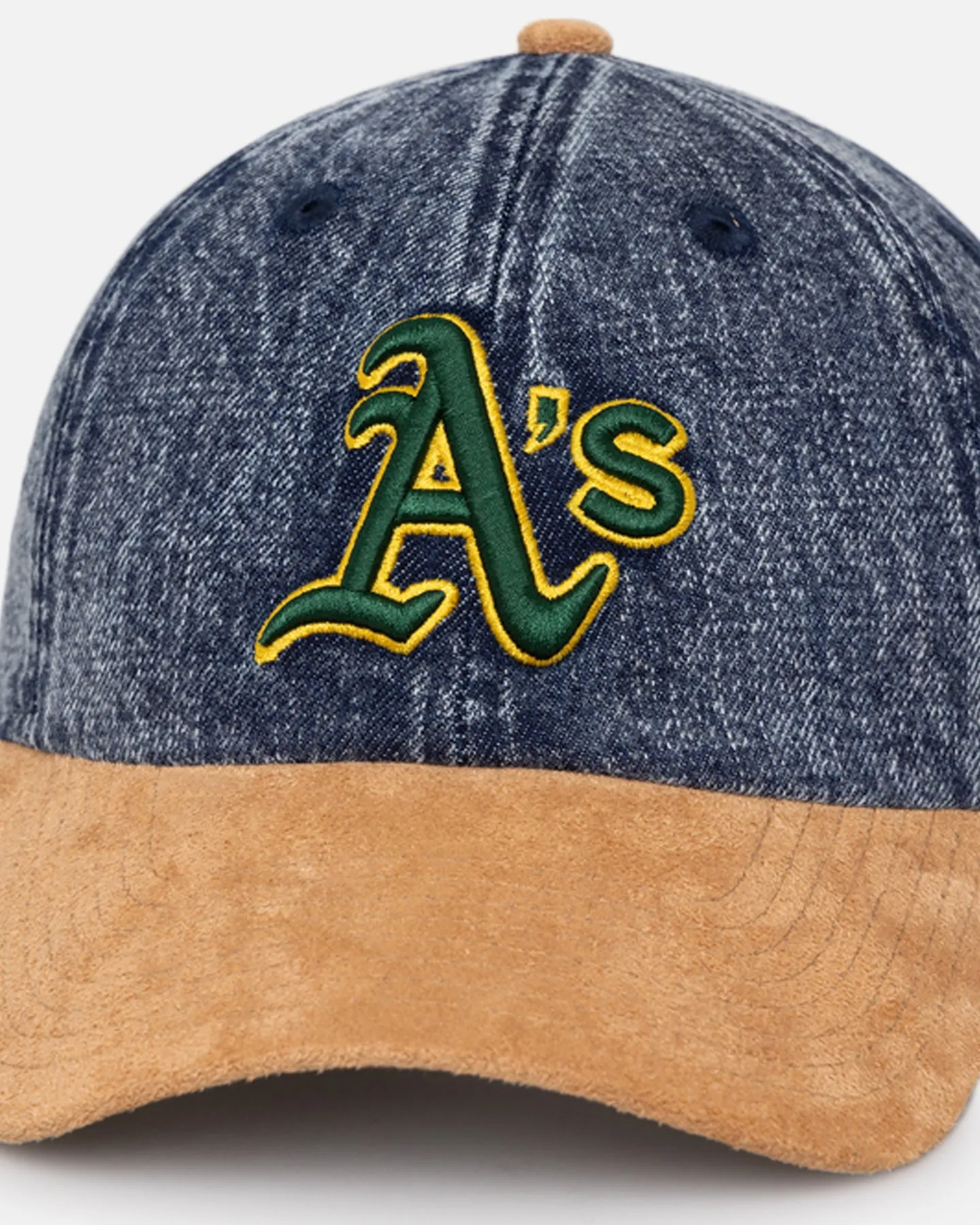 New Era Oakland Athletics 'Denim Shades' Casual Classic Strapback Denim/Wheat