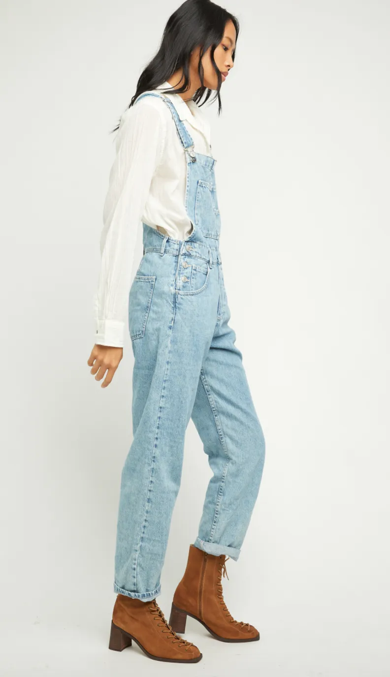 Overalls - Free People Ziggy Powder Blue