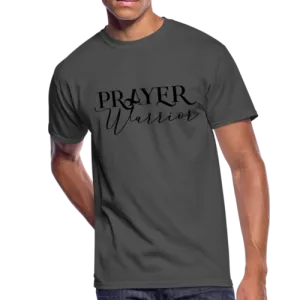 Prayer Warrior Graphic Text Style Mens T-Shirt