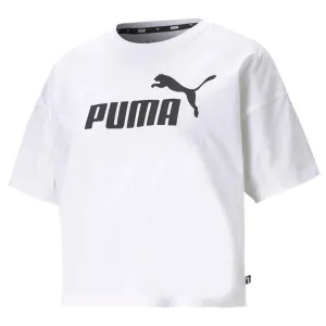 Puma - Women's Essentials Cropped Logo T-Shirt (586866 02)