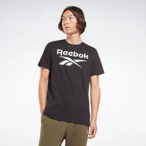 Reebok Apparel Men Reebok Identity Big Logo T-Shirt Black