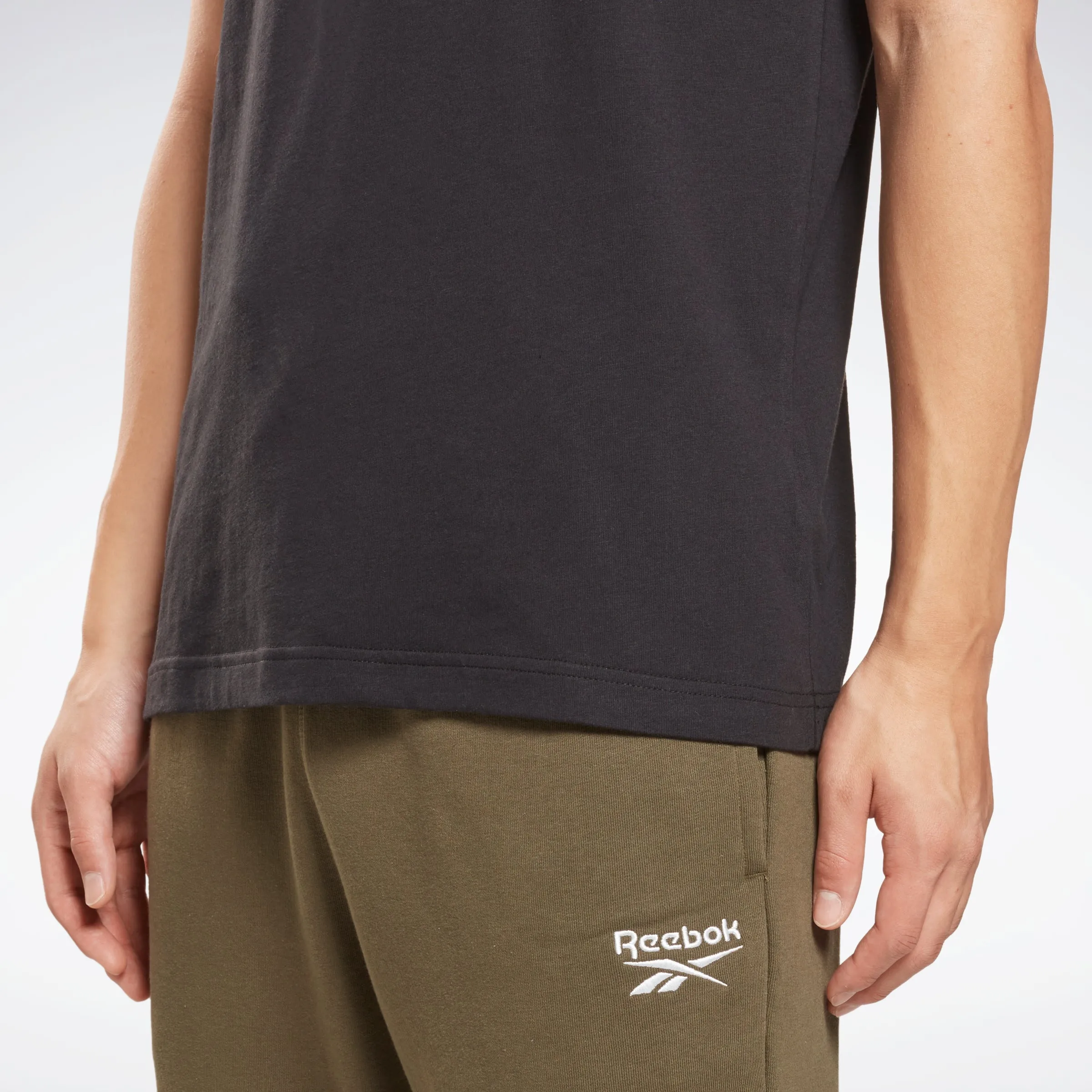 Reebok Apparel Men Reebok Identity Big Logo T-Shirt Black