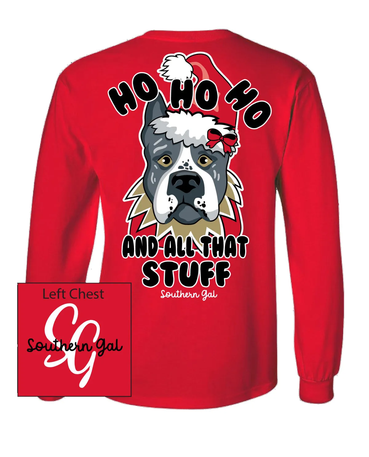 Southern Gal Ho Ho Long Sleeve Tee