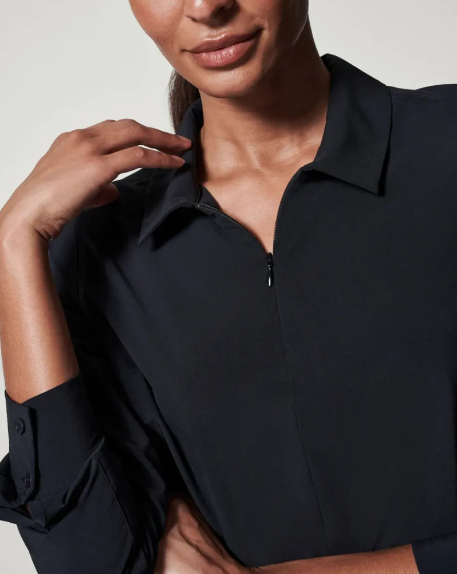 Spanx Sunshine Long Sleeve Black