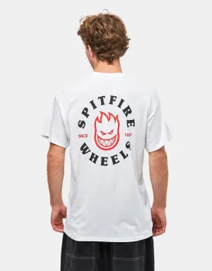 Spitfire Bighead Classic T-Shirt - White/Black