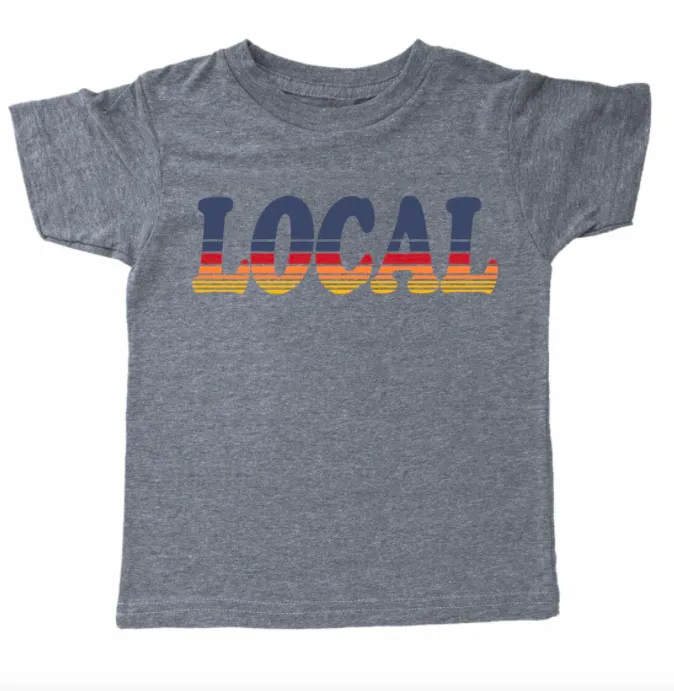 Tiny Whales - Local Tee in Heather Grey